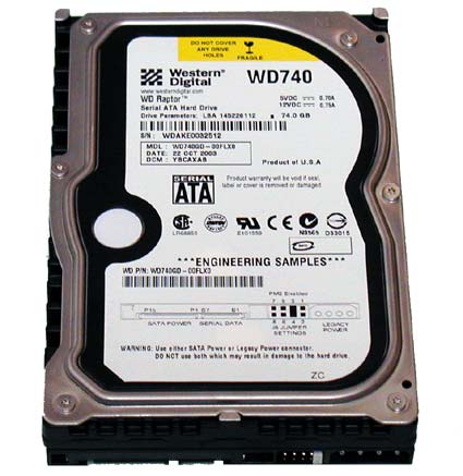   Western Digital WD740 Raptor